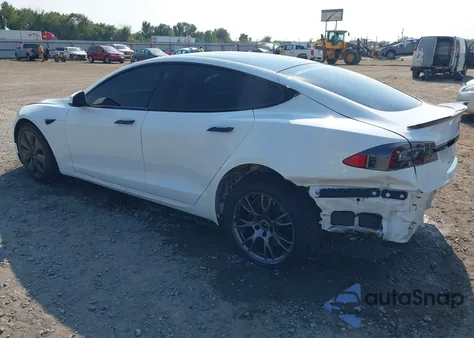 2021 Tesla Model S Long Range Dual Motor All-Wheel Drive z USA, uszkodzony, nr VIN 5YJSA1E54MF439130